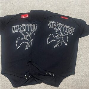 Bravado Black Led Zeppelin Kids One Piece